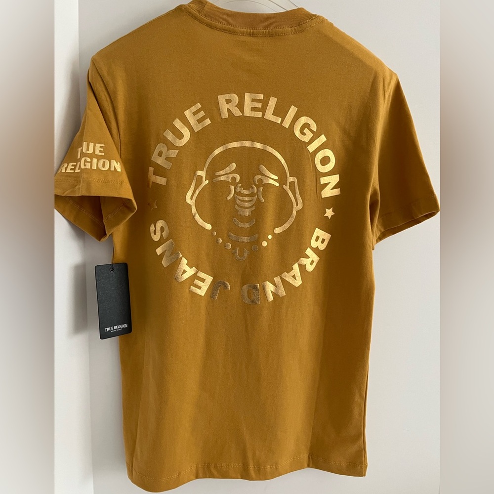 True Religion 100% Cotton Crew Neck Short Sleeve Graphic T-shirt